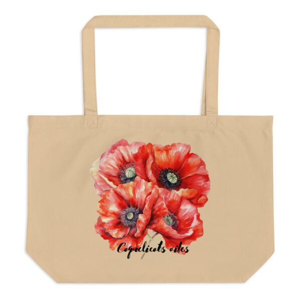 grand tote bag en coton biologique écologique et durable